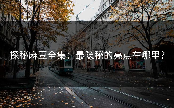 探秘麻豆全集：最隐秘的亮点在哪里？  第1张